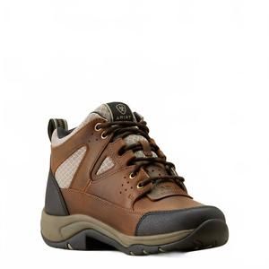 NEW ARIAT women's terrain venttek 360 hiking boot in brown/taupe